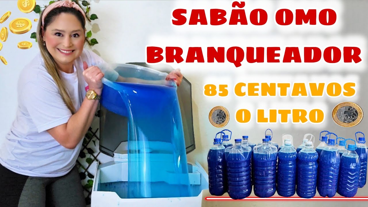 FIZ 82 LITROS DE SABÃO GASTANDO SÓ 86 CENTAVOS POR LITRO - SABÃO DE TANQUINHO