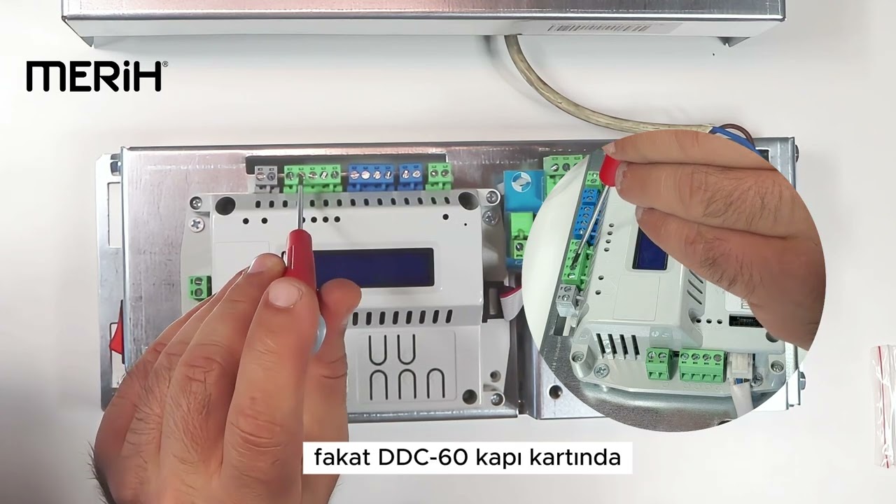 Merih Asansör F1 Kapı Kartı → DDC60 Dönüşümü | Kabin Kapısı Kart Değişimi ve Bağlantı Rehberi