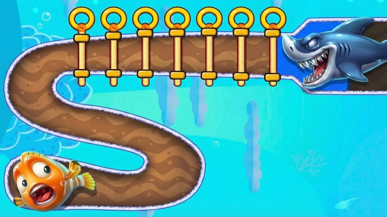 Save the fish bast android puzzle game play #viralvideo 