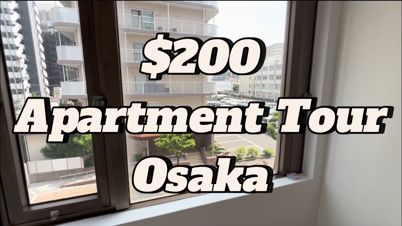 $200 Apartment Tour | Osaka, Japan