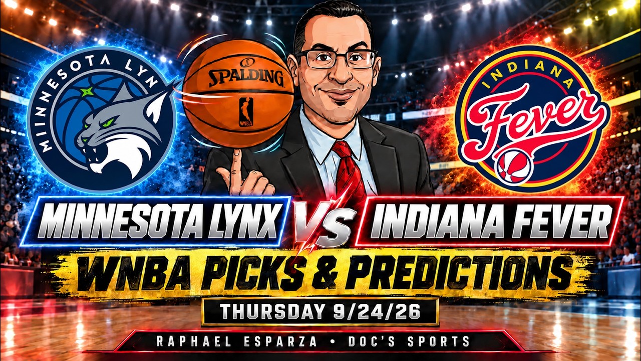 WNBA Pick - Indiana Fever vs Minnesota Lynx Best Bets and Predictions Thursday | Raphael Esparza