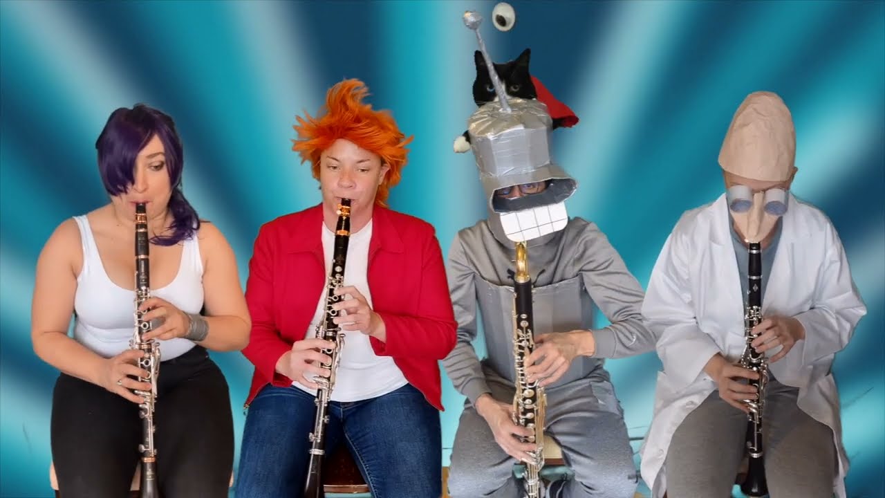Futurama Theme for Clarinet Quartet