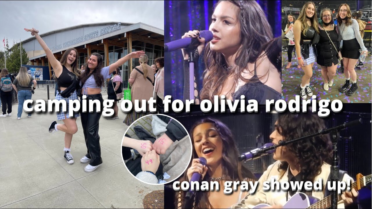 camping out for olivia rodrigo | sour tour vancouver