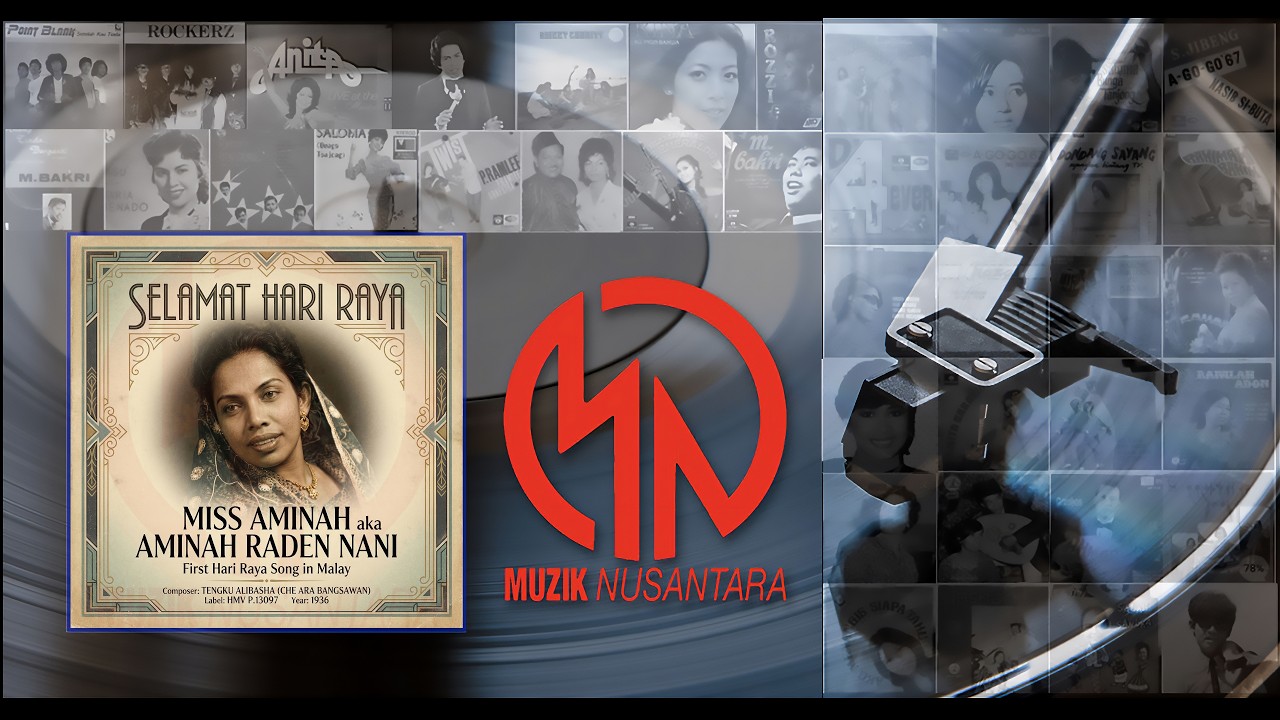 Selamat Hari Raya - Miss Aminah (1936). FIRST MALAY HARI RAYA SONG. Shellac 78rpm 10&rdquo; HMV P.13097