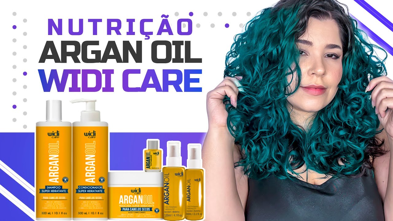 LINHA NUTRITIVA: ARGAN OIL WIDI CARE! [LOW/NO POO]