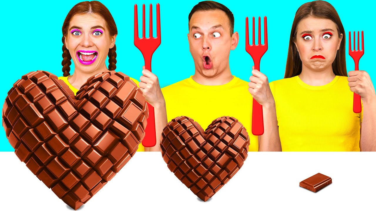 Большая, Средняя или Маленькая Тарелка Челлендж | Война Пранков от BaRaDa Challenge