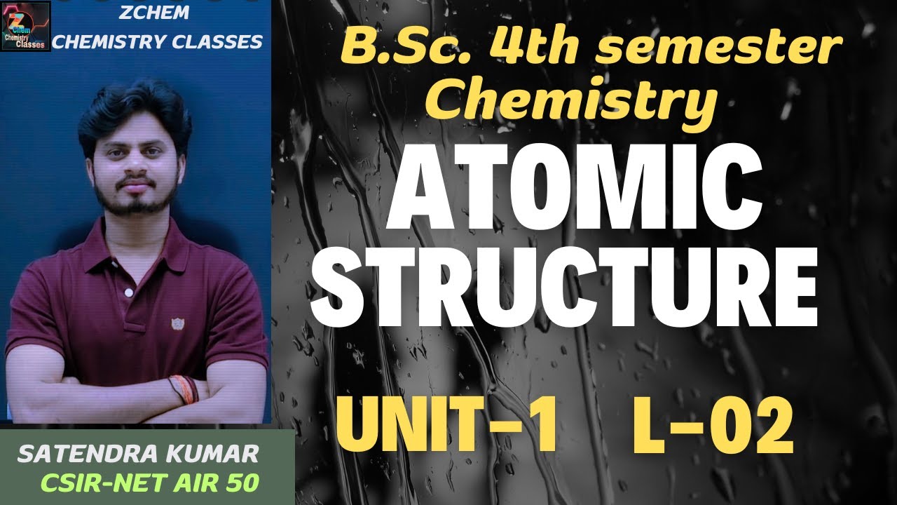 (L2) Atomic structure bsc 4th sem chemistry || name of atomic orbitals s/p/d/f #bsc #bsc4thsemester