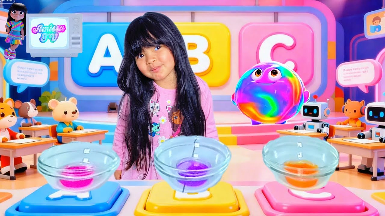 Onde está a slime amarela? 🟡🤔 Quiz A B C