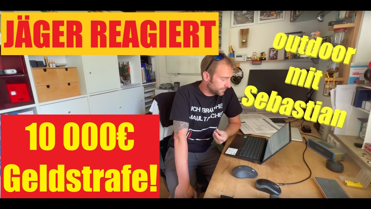 Штраф в размере 10 000 евро | Реакция Хантера | На свежем воздухе с Себастьяном