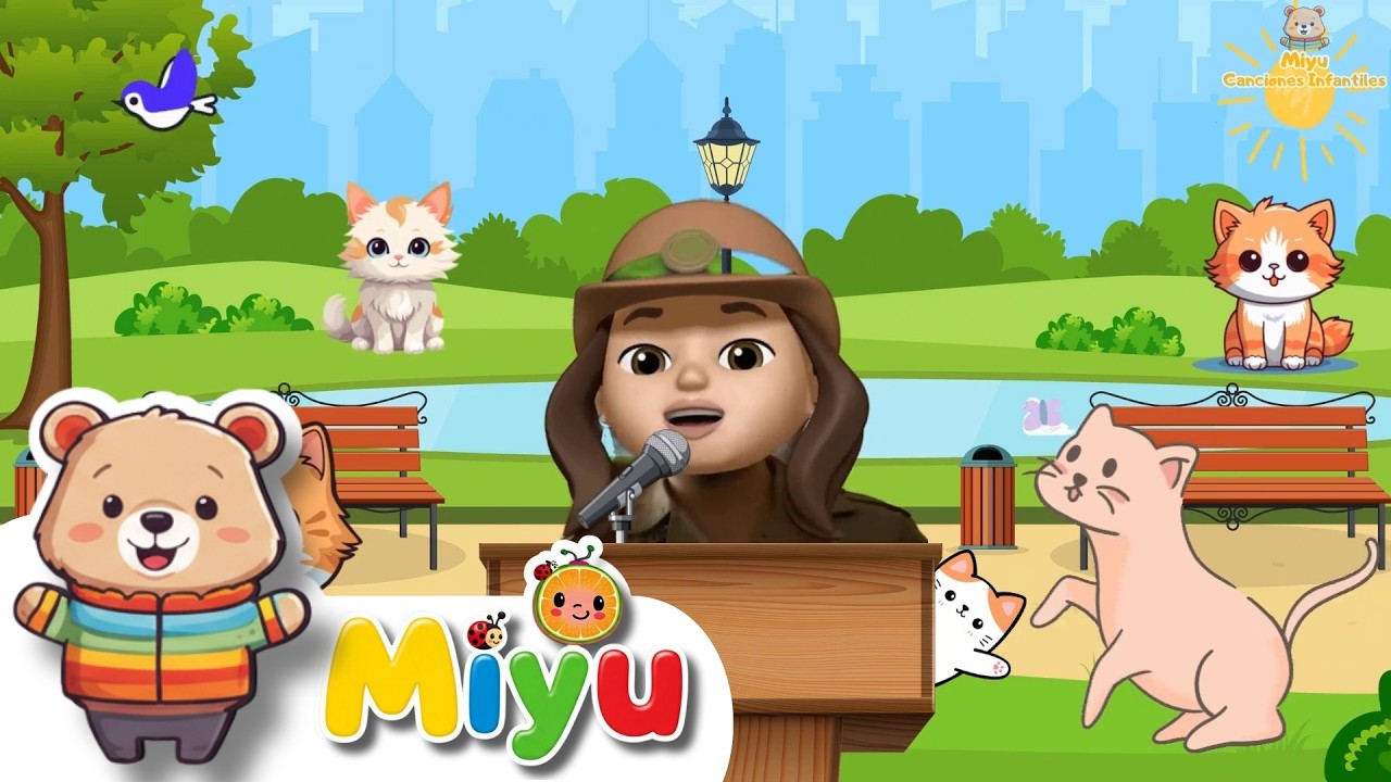 Canciones Infantiles - Miyu: Lavémonos las Manos, Monos Alegres y En la Granja de mi Tío 🚜🐵