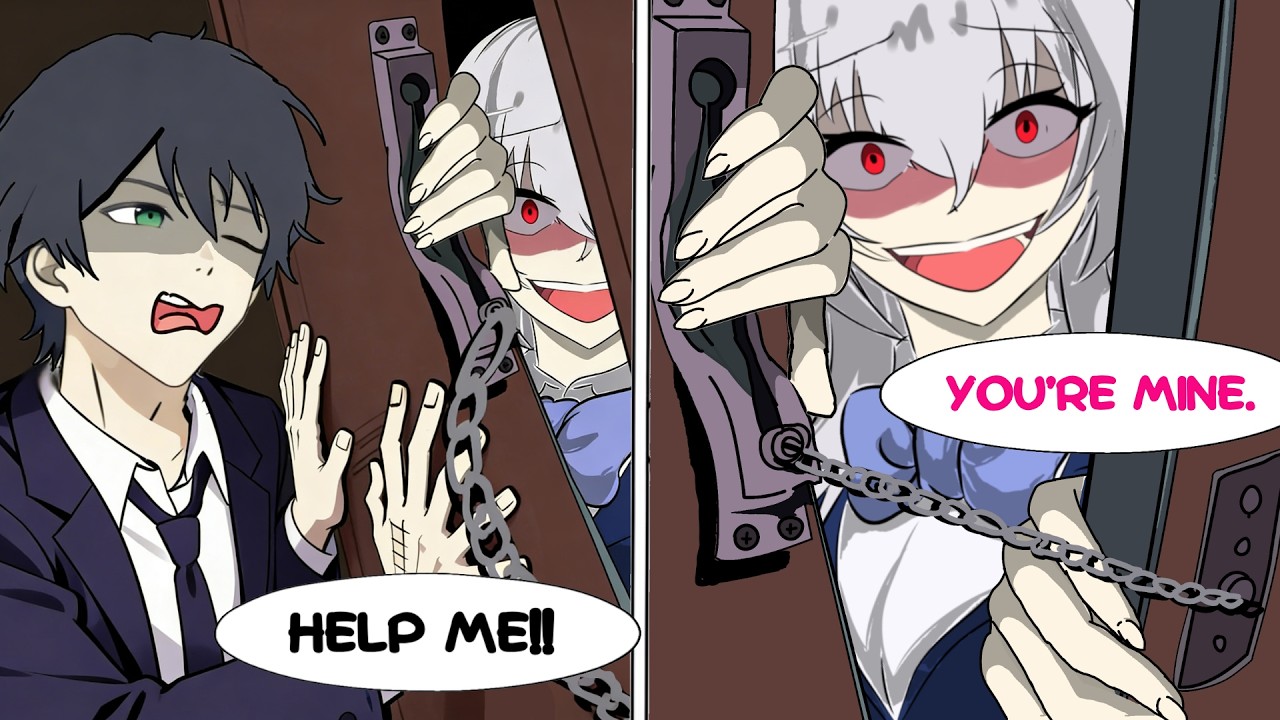 [Manga Dub] “Open The Door!” My Yandere Girlfriend Was Outside [RomCom]