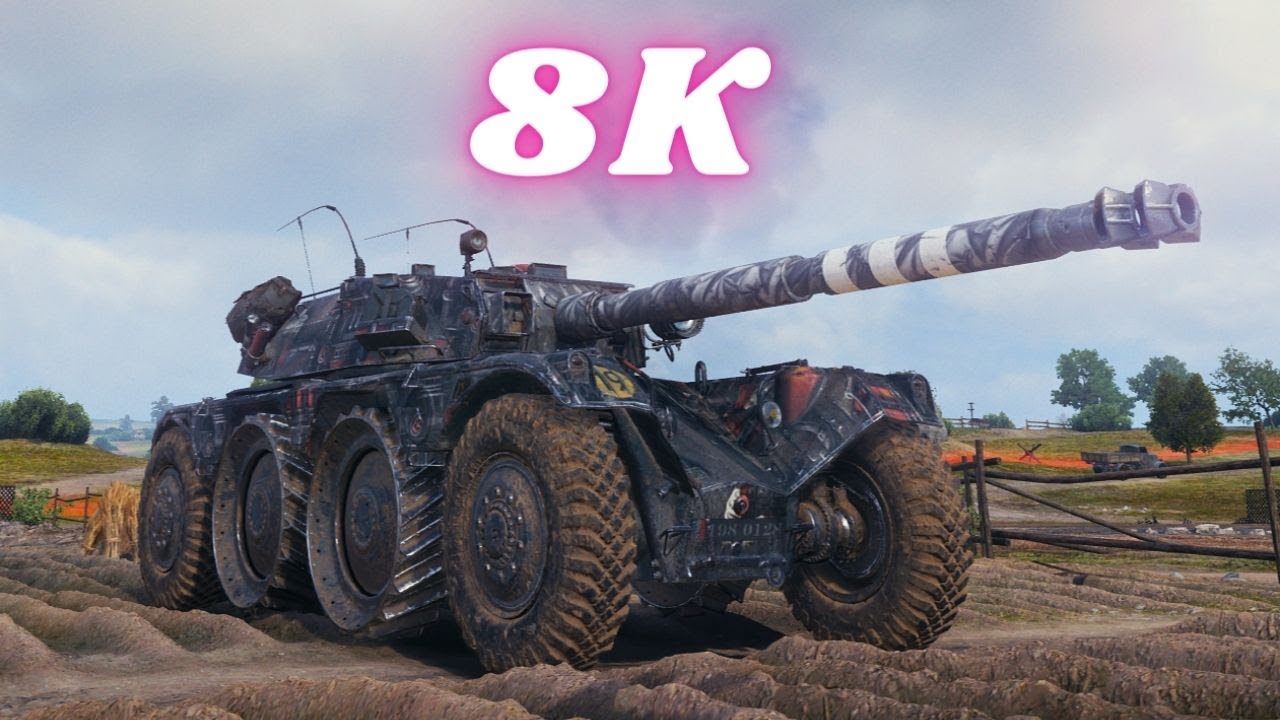 Panhard EBR 105 - 8K Damage 10 Kills World of Tanks