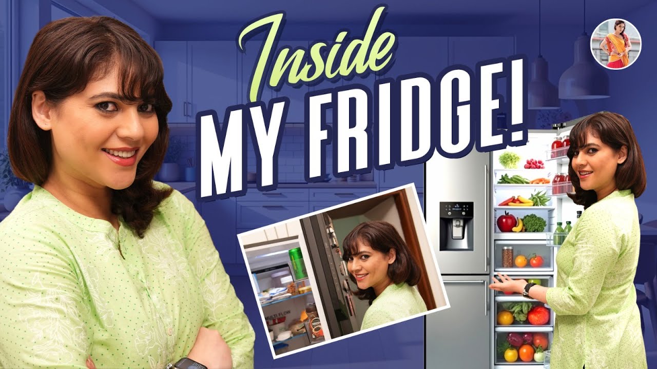 My Fridge Tour! 🥦🍫✨ | Shades of Sherin