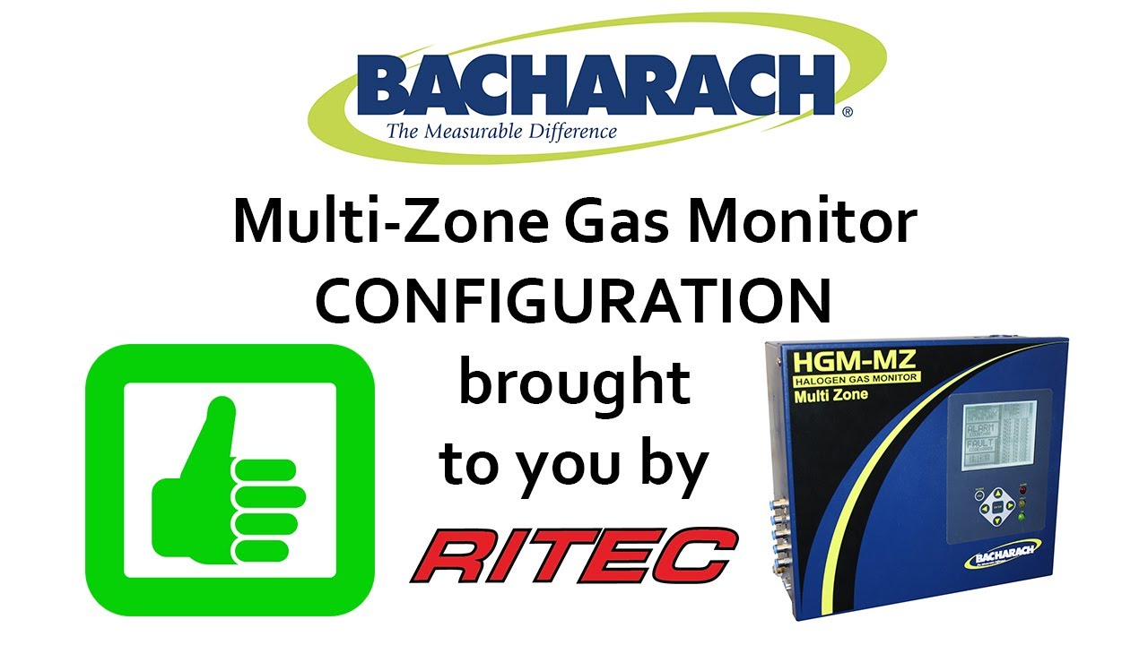 Bacharach HGM-MZ Multi-Zone Refrigerant Gas Monitor Configuration