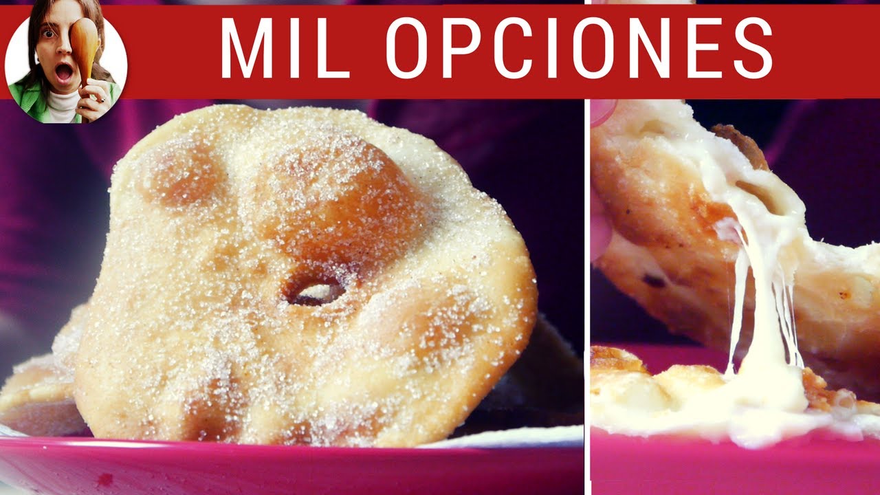 CÓMO HACER TORTAS FRITAS: con y sin grasa. Dulces, saladas ¡y rellenas!