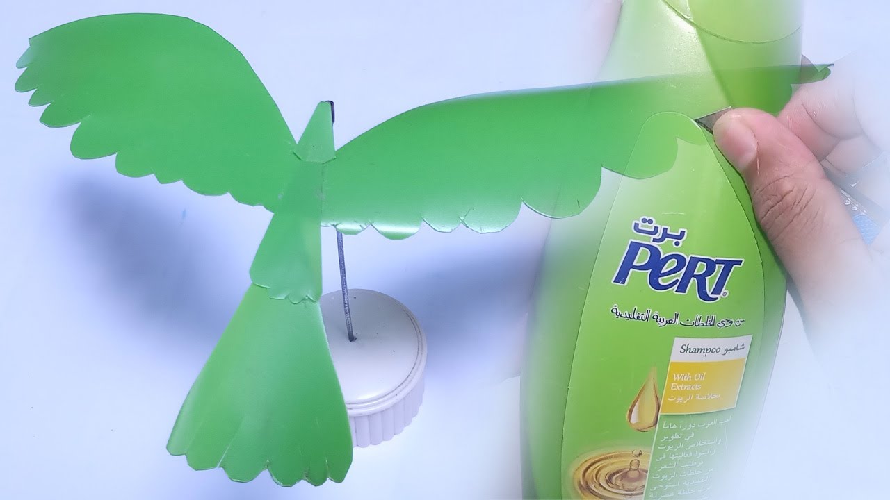 Balance bird from plastic bottle