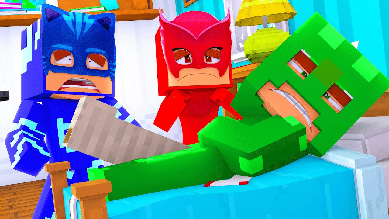 LAGARTIXO SOFREU UM ACIDENTE E QUEBROU A PERNA NO MINECRAFT