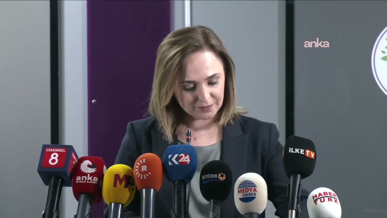 DEM Parti Sözcüsü Ayşegül Doğan açıklama yapıyor / Ankara #Canlı