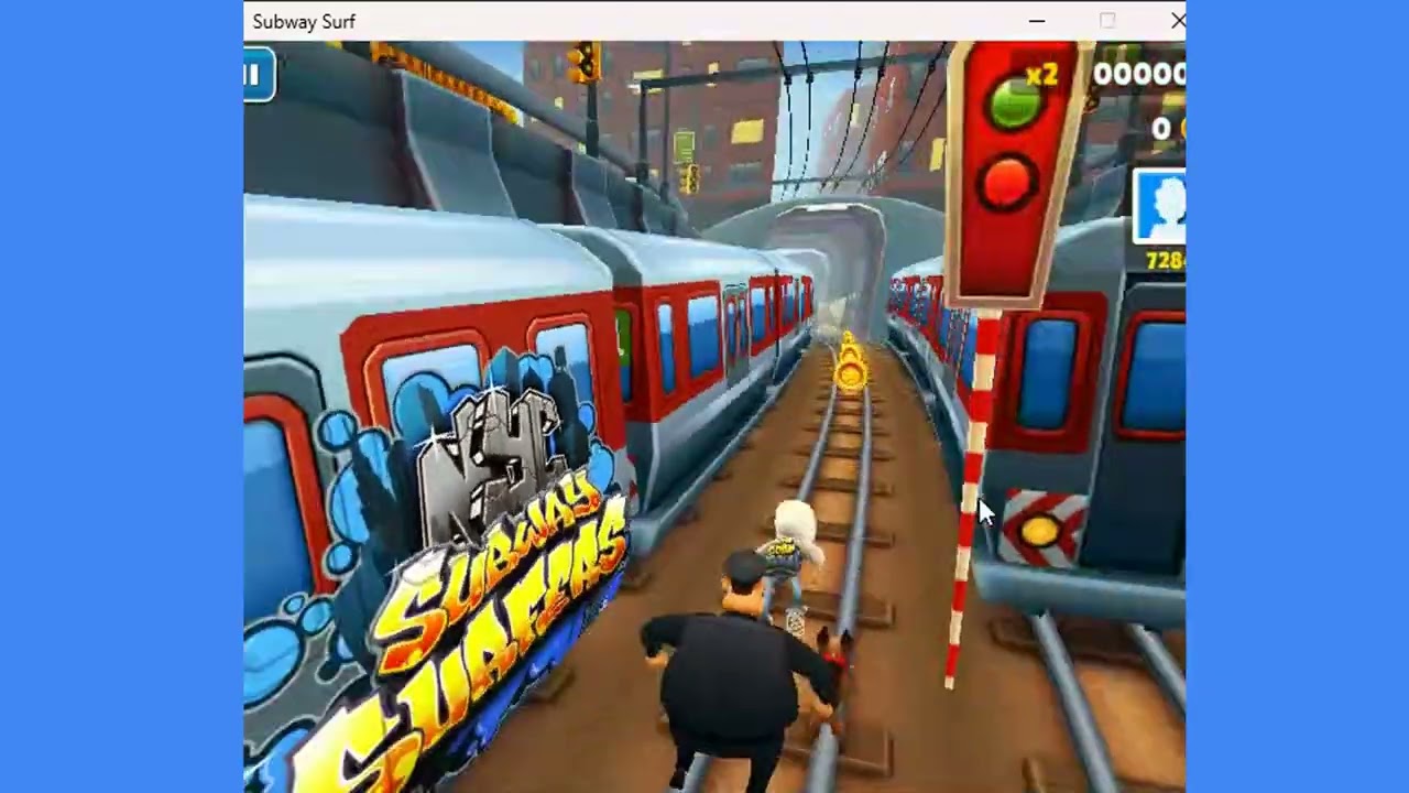 Gameplay Subway Surfers no PC!