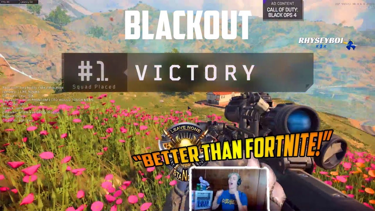 Ninjas first impressions of Blackout. Blackout funny moments.