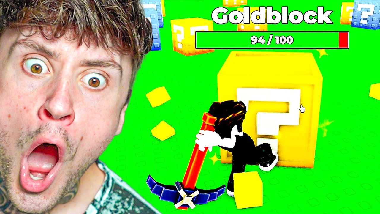 Ich spiele das 1 mal Break a Lucky Block in Roblox !!!