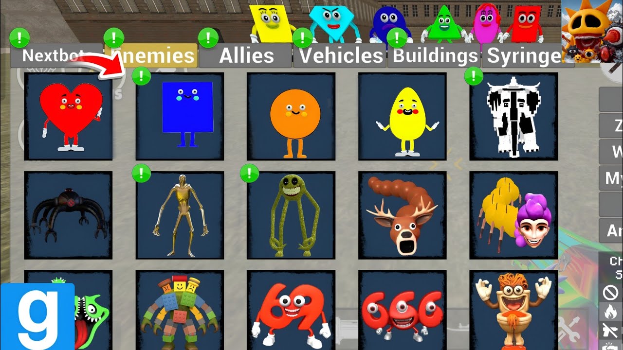Nextbots in playground mod updated new redeem code roblox learning shape family 😱 chasing nextbots 🔥