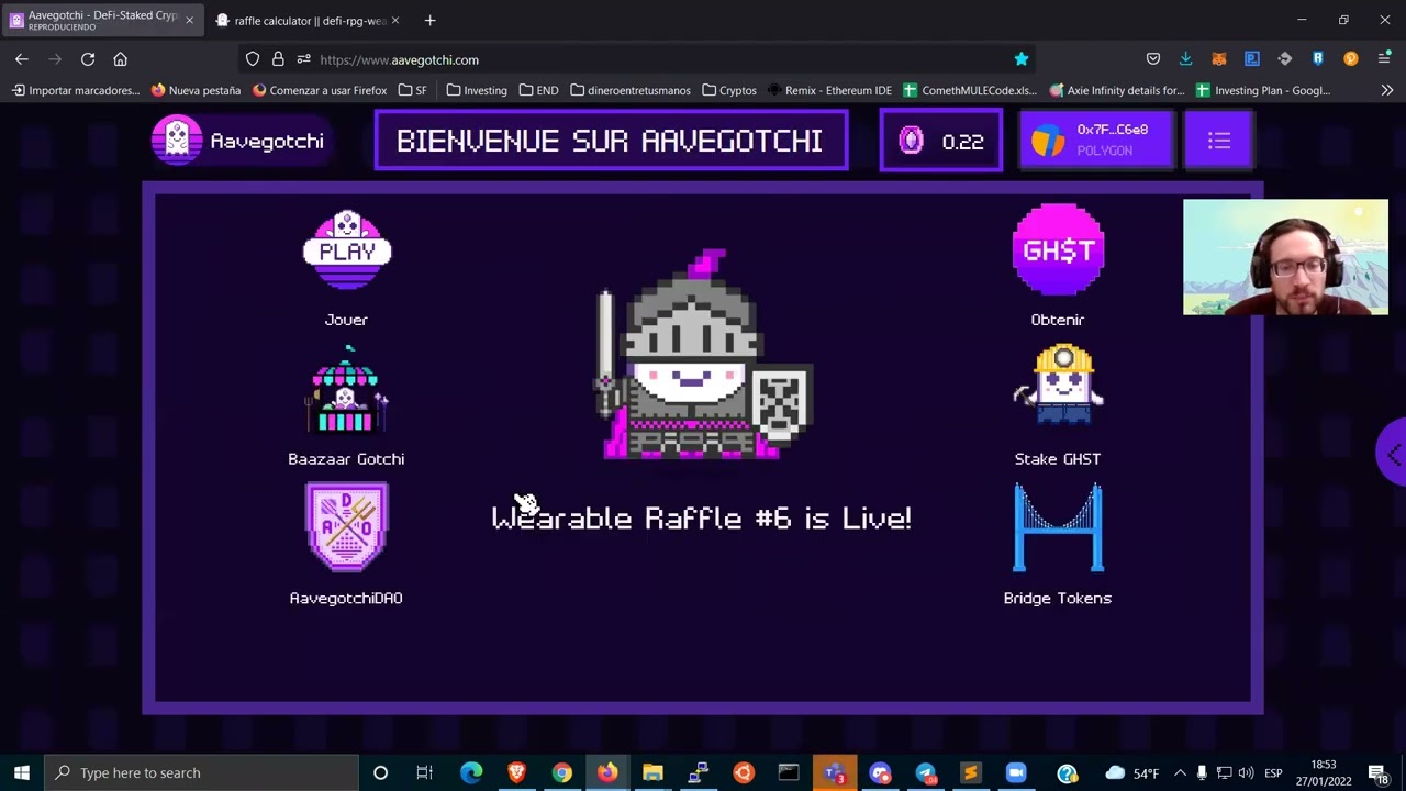 Aavegotchi - RAFFLE et GOTCHIVERSE STRESS