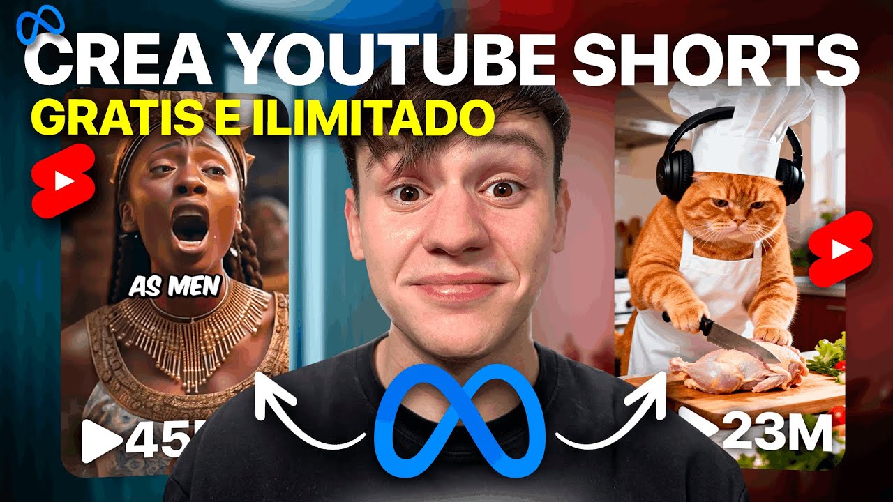 Esta IA de Meta Crea YouTube Shorts Monetizables 100% GRATIS e ILIMITADO