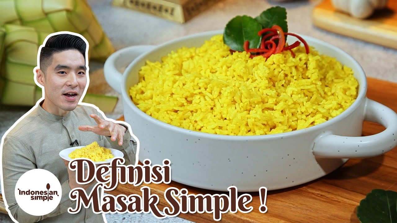 Cuma Pakai Rice Cooker Bisa Seenak Ini | Nasi Kuning Harum Gurih