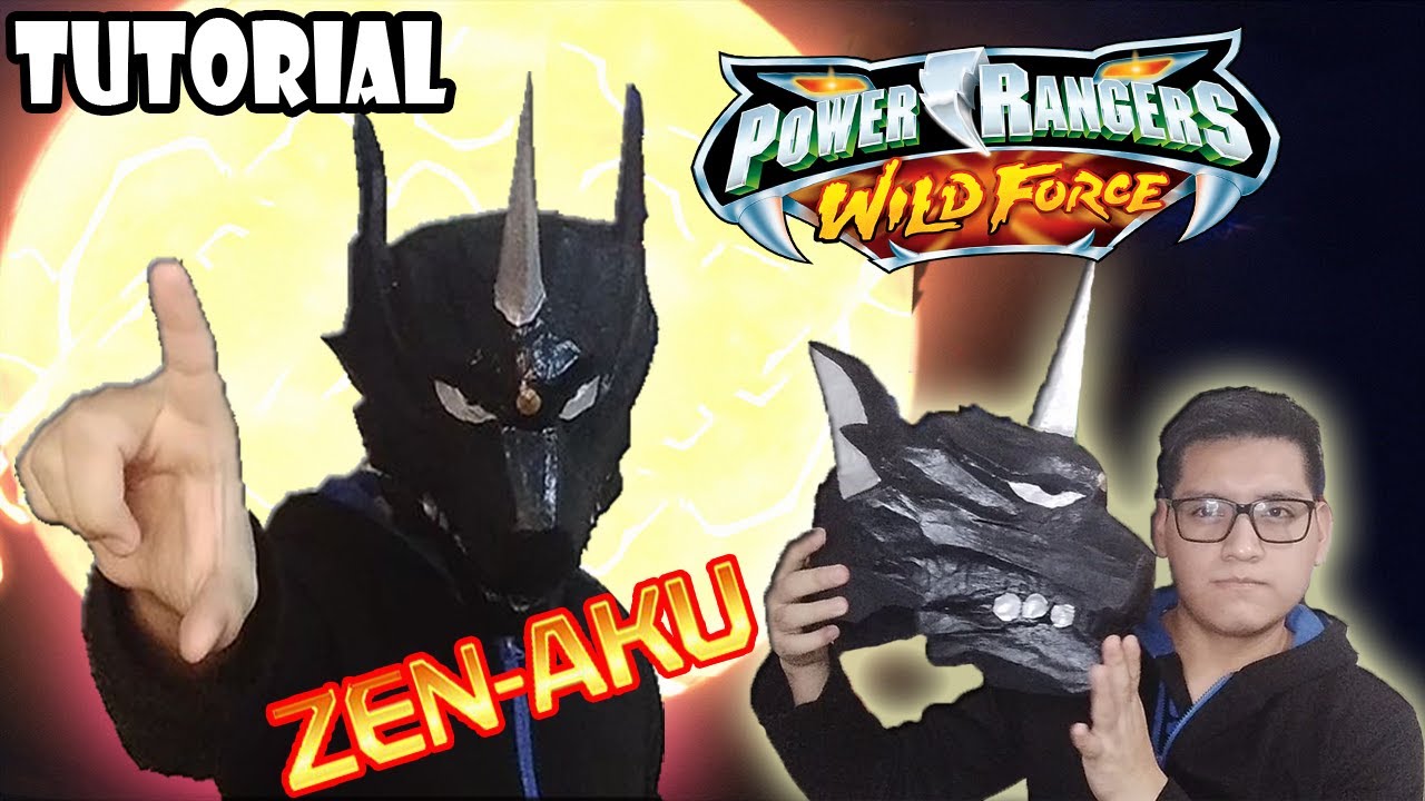 Cómo hacer el casco de Zenaku de Power Rangers Fuerza Salvaje