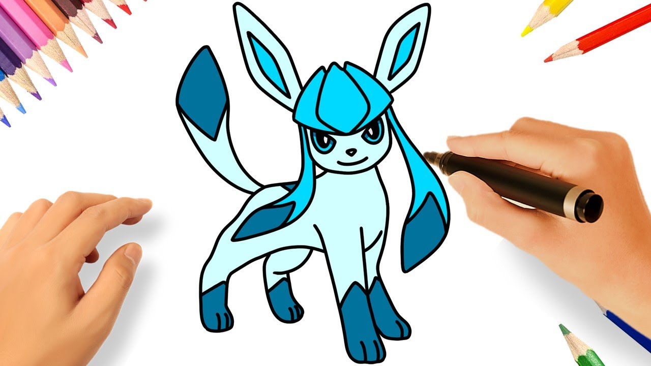 COMMENT DESSINER GIVRALI | GLACEON❄️POK&Eacute;MON