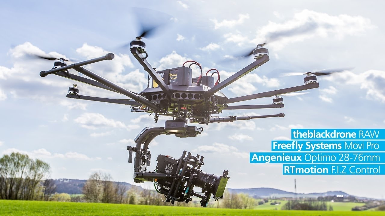 RED Helium 8K on a drone // theblackdrone GmbH | Gadget World