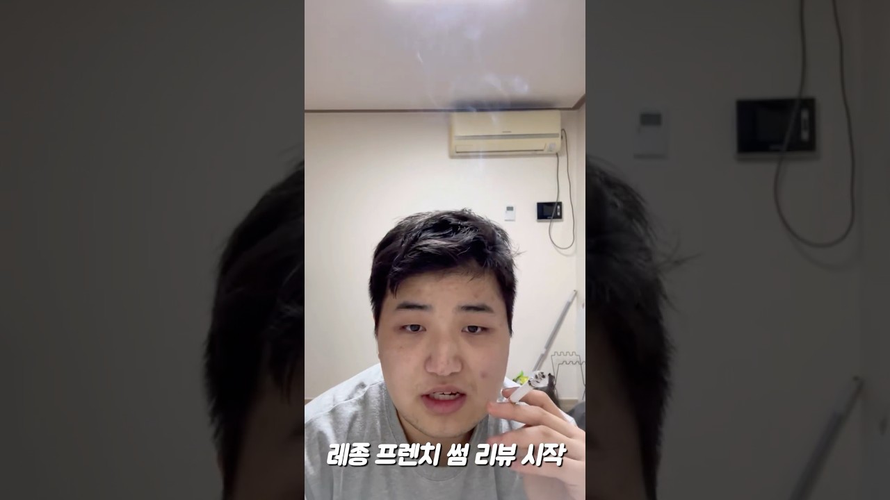시청자 요청🔥레종 프렌치 썸 담배 솔직리뷰 🚬