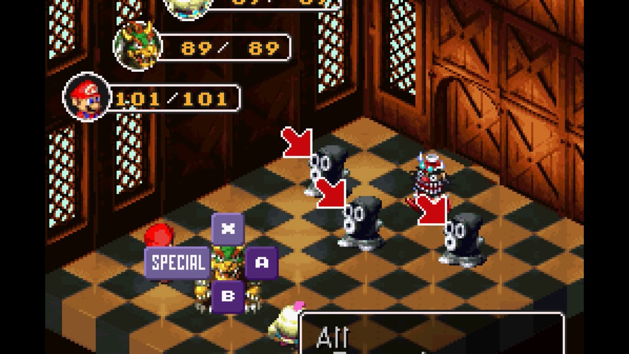 Super Mario RPG - Legend of Seven Stars [Boss 8] Booster