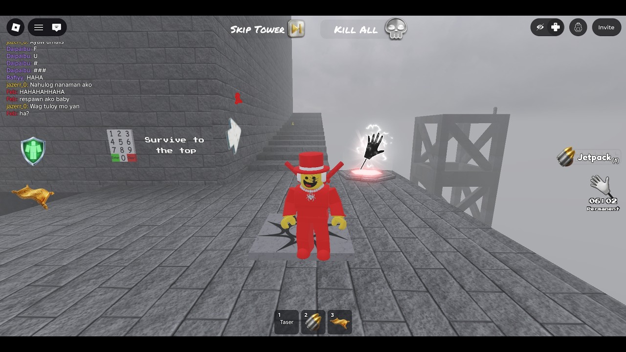 2ONE WRONG STEP = GAME OVER  ROBLOX HARD OBBY DAY - 2