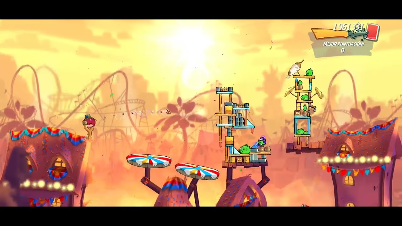 ANGRY BIRD 2!!! COINS GOLD SUPPER LEVEL (GANANDO MONEDAS DORAS) #angrybirdschallenge #games