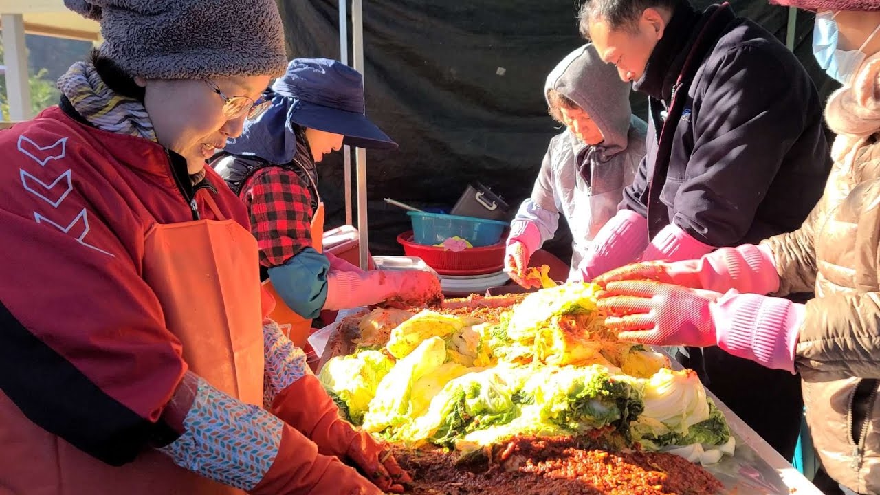 산골마을딸들 전라도 김장하기 2부