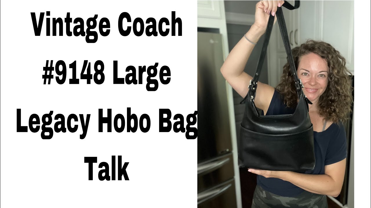 Винтажная сумка-хобо Coach #9148, большая, Legacy, 2000-е