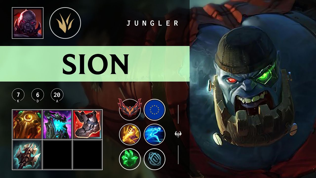 Sion Jungle vs Lee Sin - EUW Grandmaster Patch 25.24