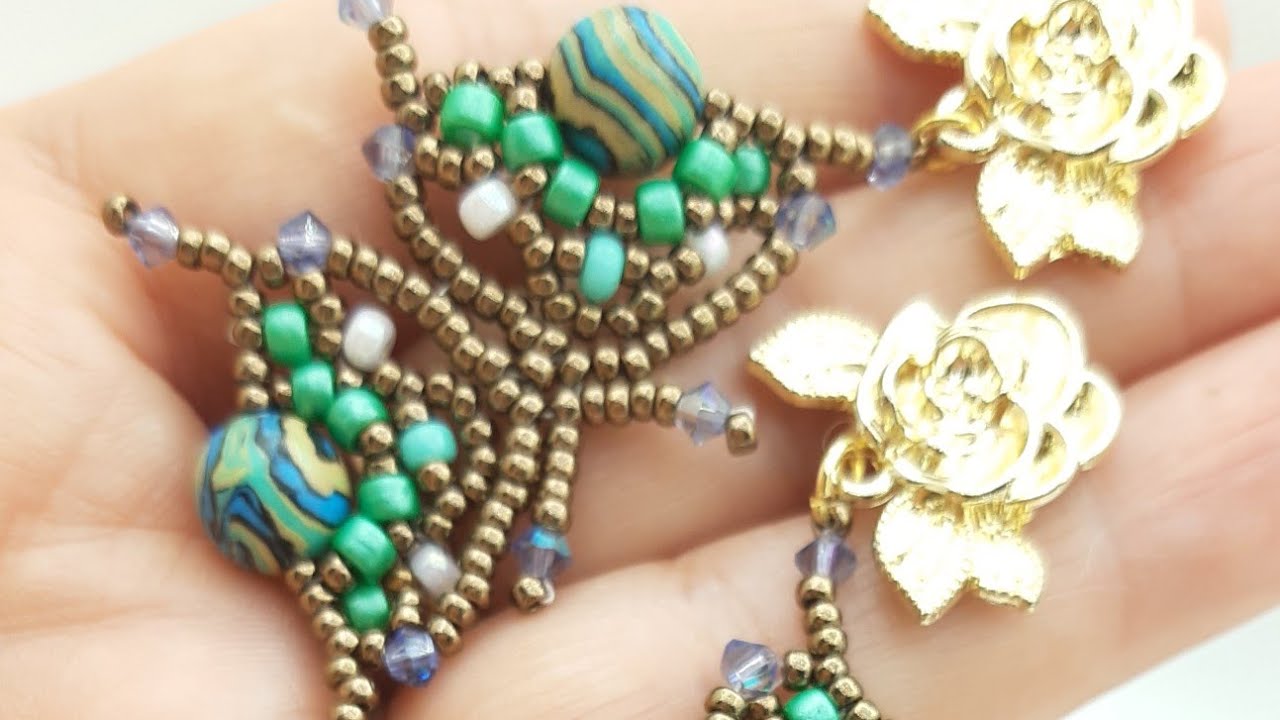 Diy video tutorial,,FARFALLE COLORATE,, con la #PandaHall #earrings #orecchini #pendantdesign 🥰