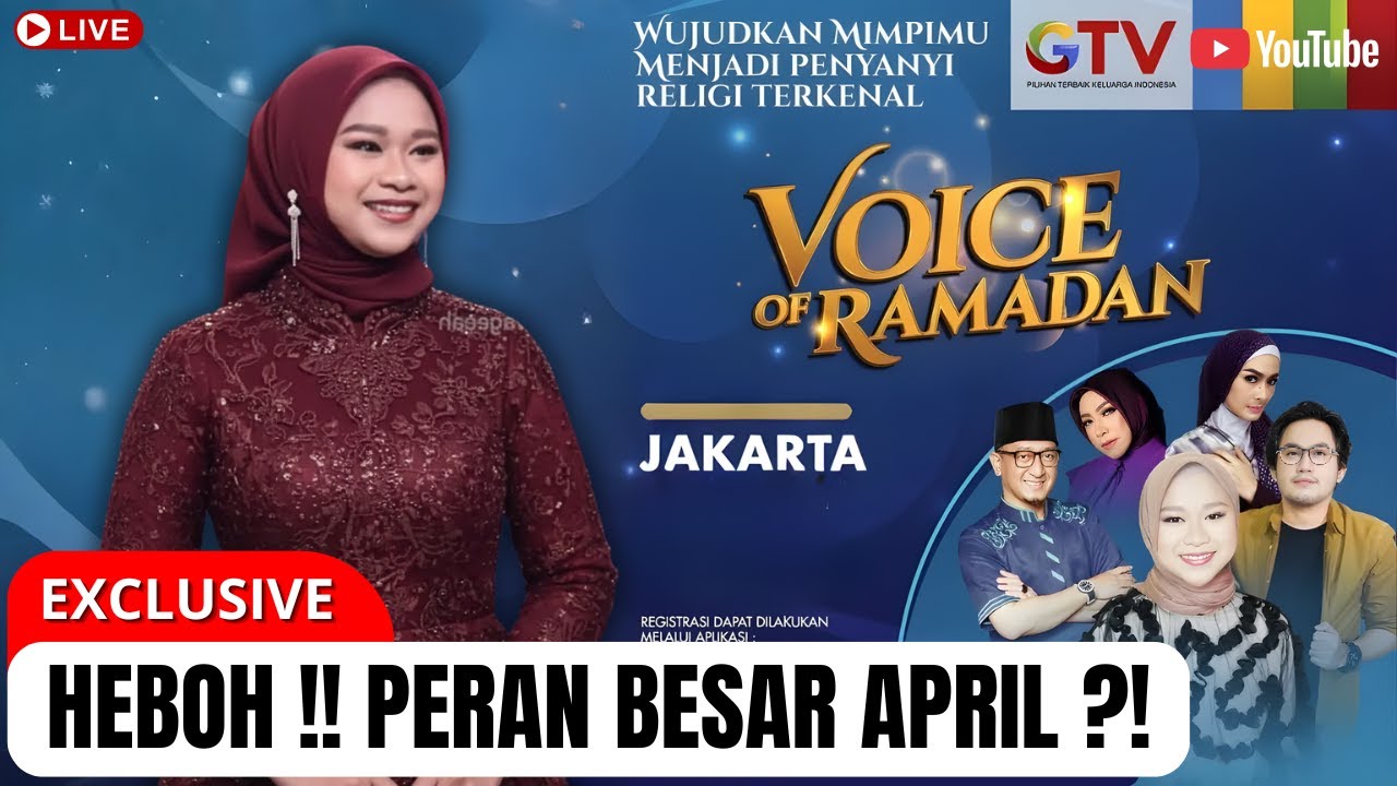HEBOH ‼️ April DA7 Dikaitkan Voice of Ramadhan, Benarkah Jadi Juri ?!