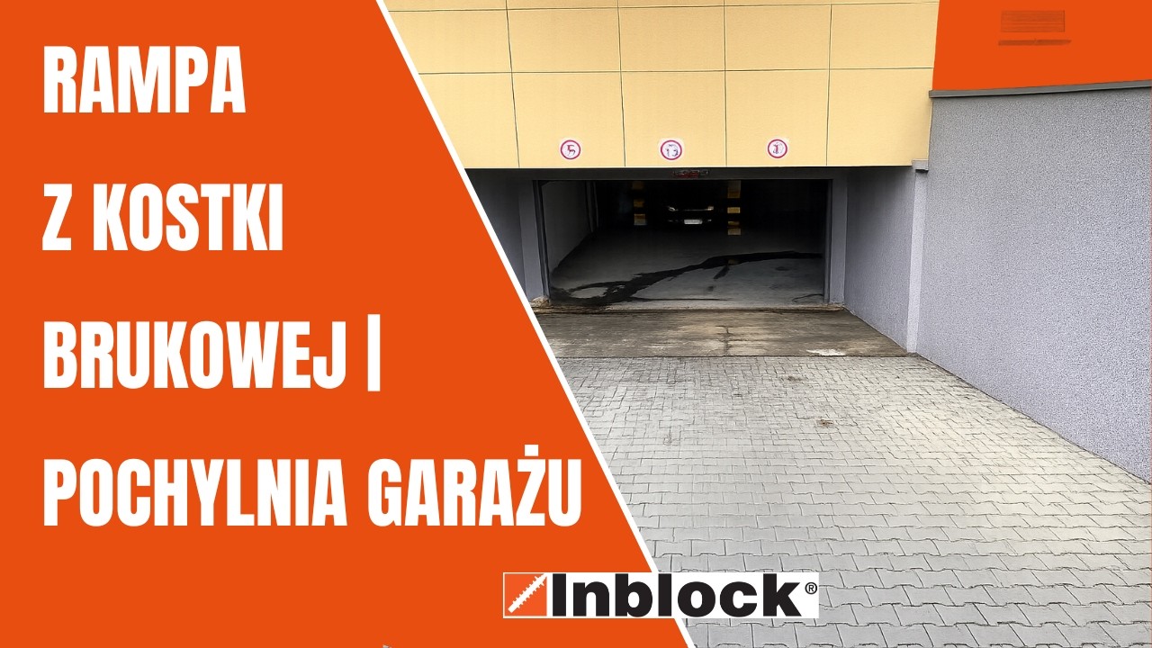 Woda pod kostką na cieknącej pochylni | Rampa z kostki