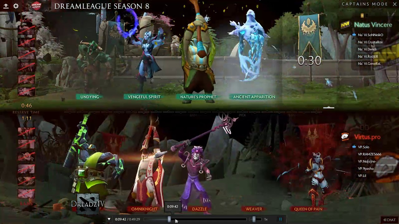 Dread's stream | Navi vs VP / Invoker / Riki | 16.11.2017