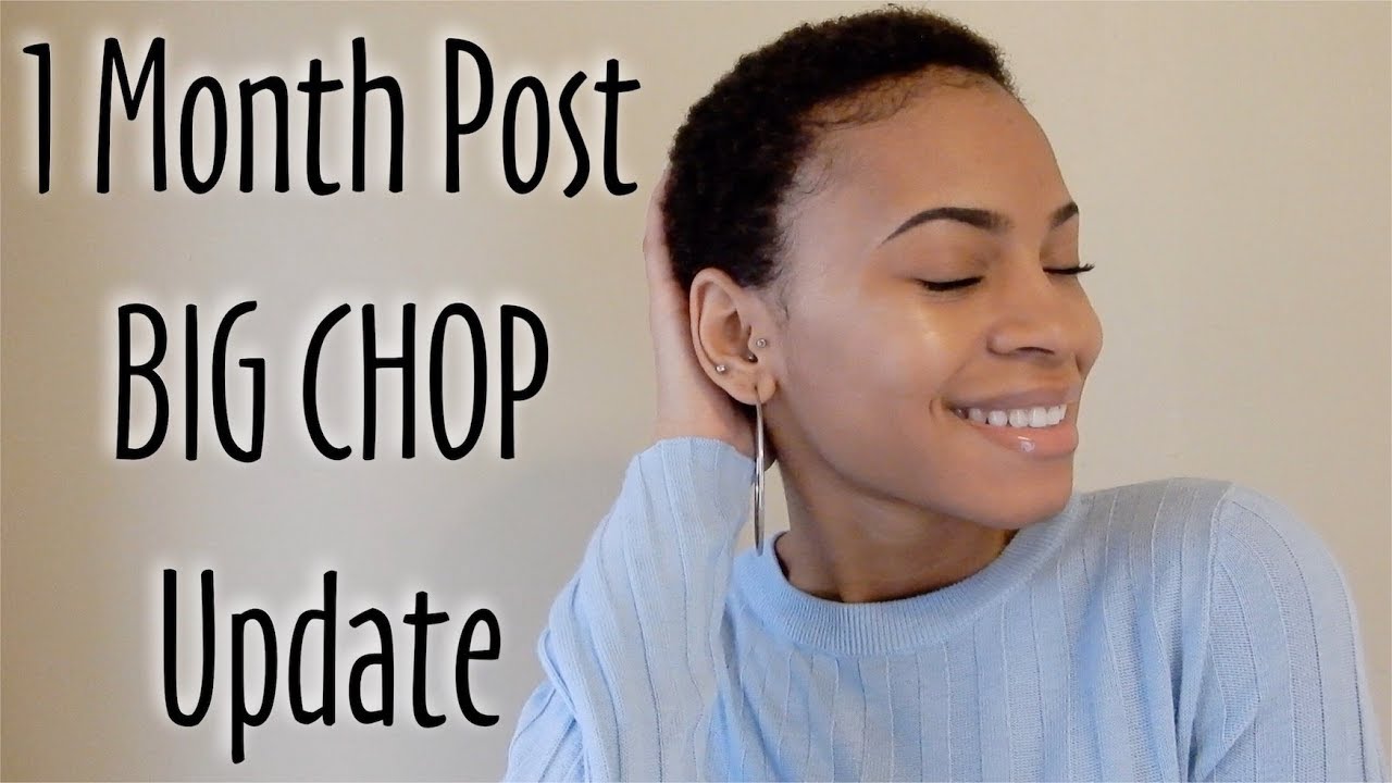 1 Month Post Big Chop Update | New Products, Biotin, Dying My Hair?