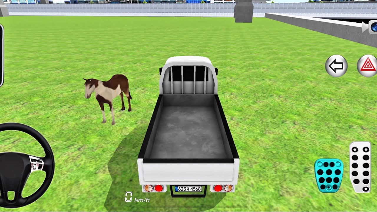 New White Kia Pickup Stuck for Parking – 3D Driving Class Android Game || Car Game #gameplay