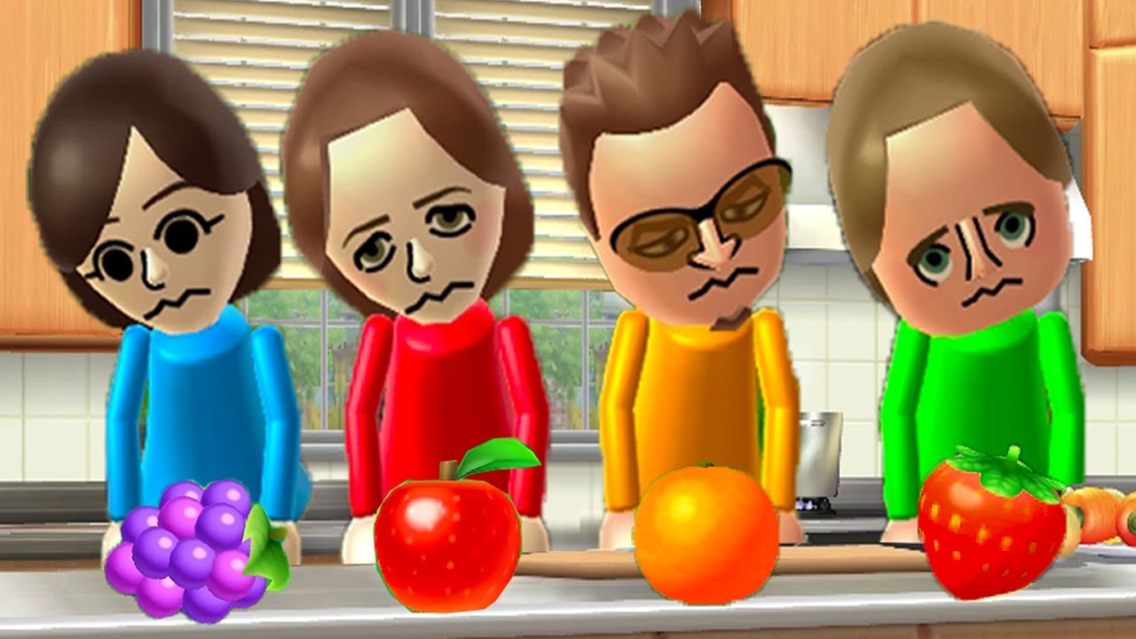 Wii Party MiniGames - Guest F Vs Elisa Vs Ursula Vs Cole (Master Difficulty)