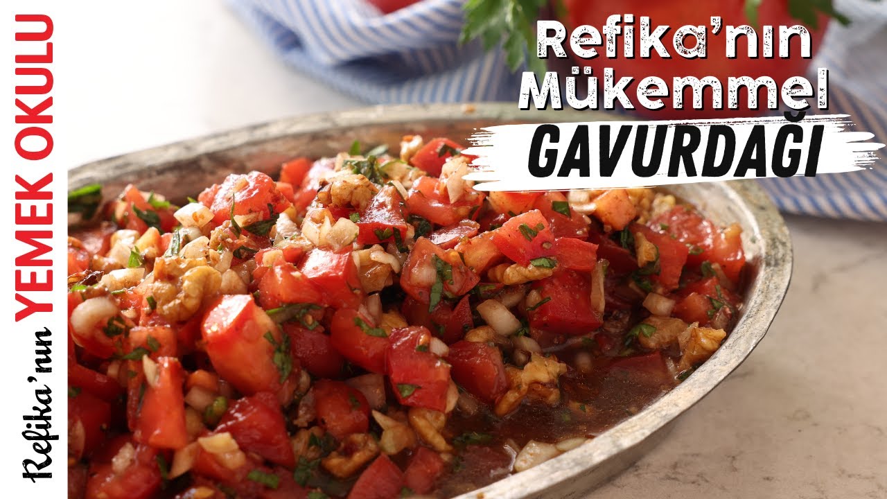 Yazın Yenebilecek En Güzel Şey! Gavurdağı Salatası Tarifi | En Lezzetli Tarif, Mutlaka Deneyin!🥰