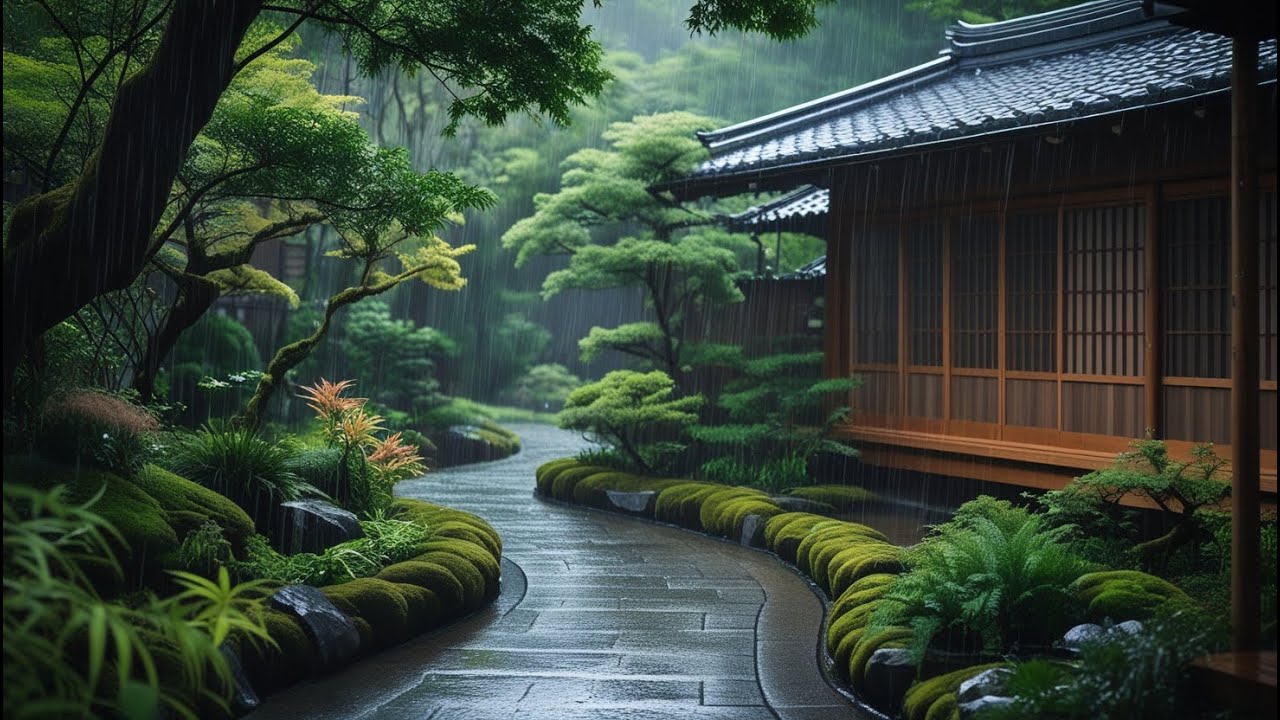 Night Rain Ambience for Sleeping and Studying