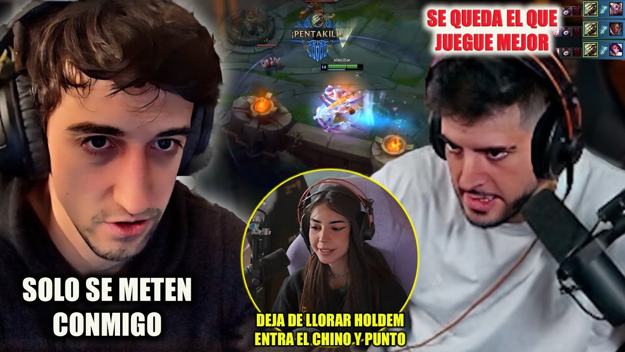 HOLDEMHAMMERS ES BENCHEADO DEL TEAM ELMILLOR DESPU&Eacute;S DE PERDER CONTRA EL TEAM WERLYB