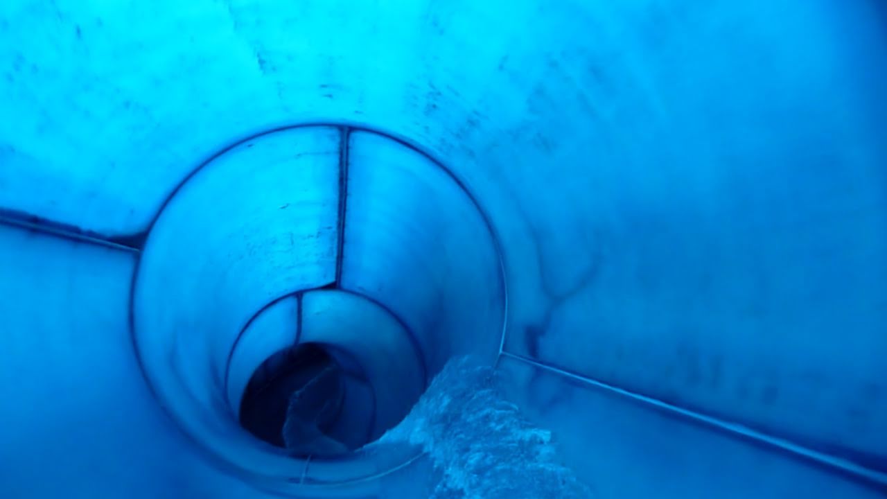 Sunparks Kempense Meren - R&ouml;hrenrutsche (blauwe glijbaan)